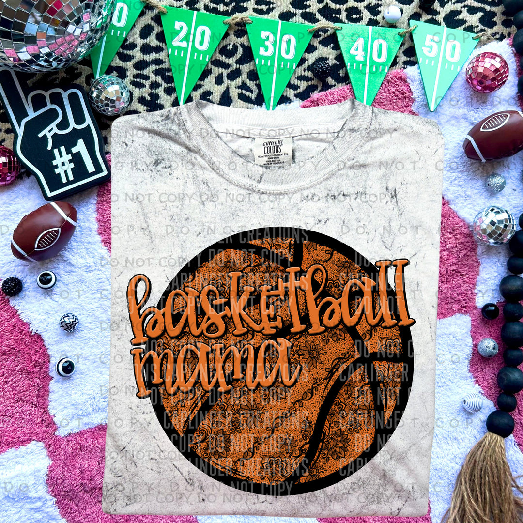 Mama Lace Sports Balls Without Bow DTF Print