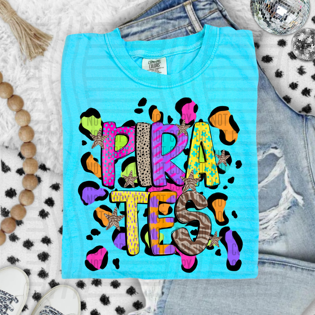 Funky Mix Up Leopard Spots DTF Print