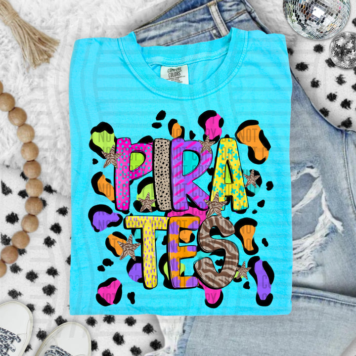 Funky Mix Up Leopard Spots DTF Print