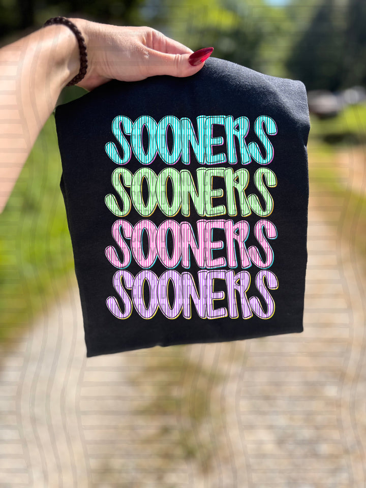 Seersucker Tri/Quad Stacked DTF Print