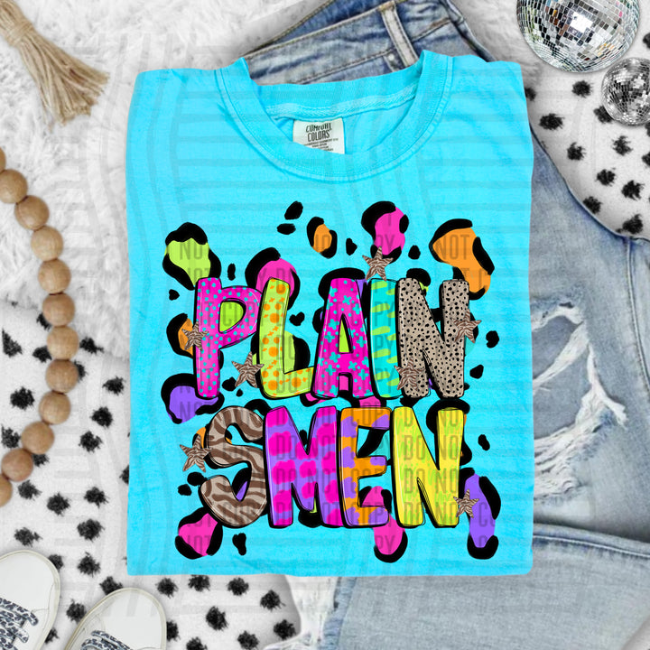 Funky Mix Up Leopard Spots DTF Print