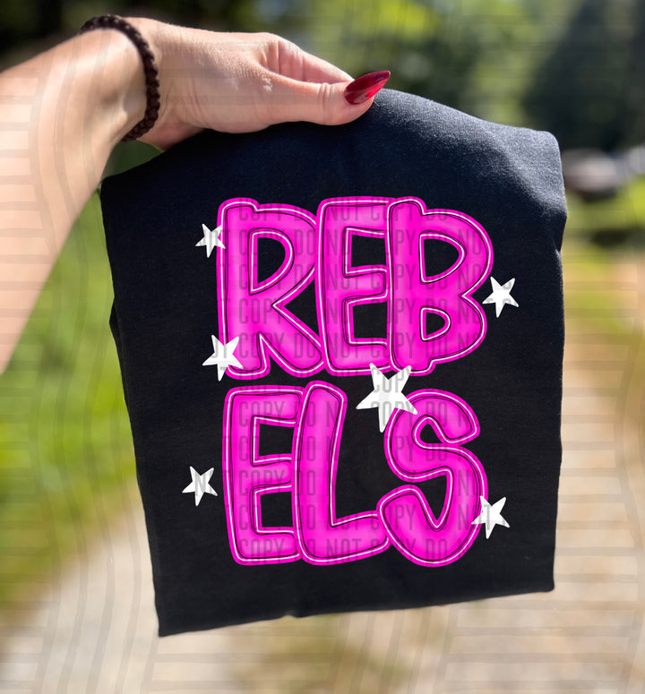 Pink And Preppy Split DTF Print