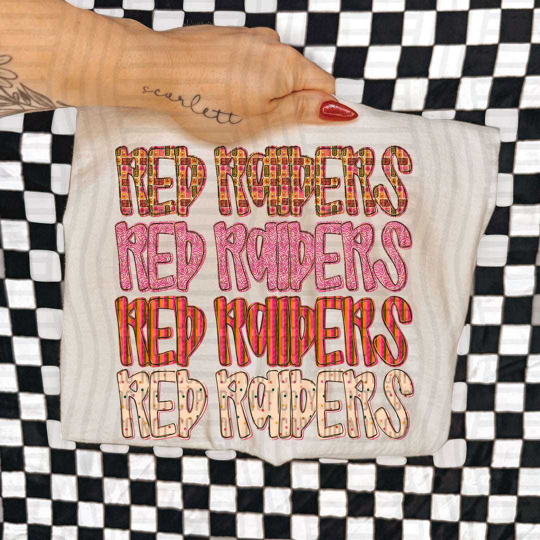 Holly Jolly Cheer Stacked DTF Print