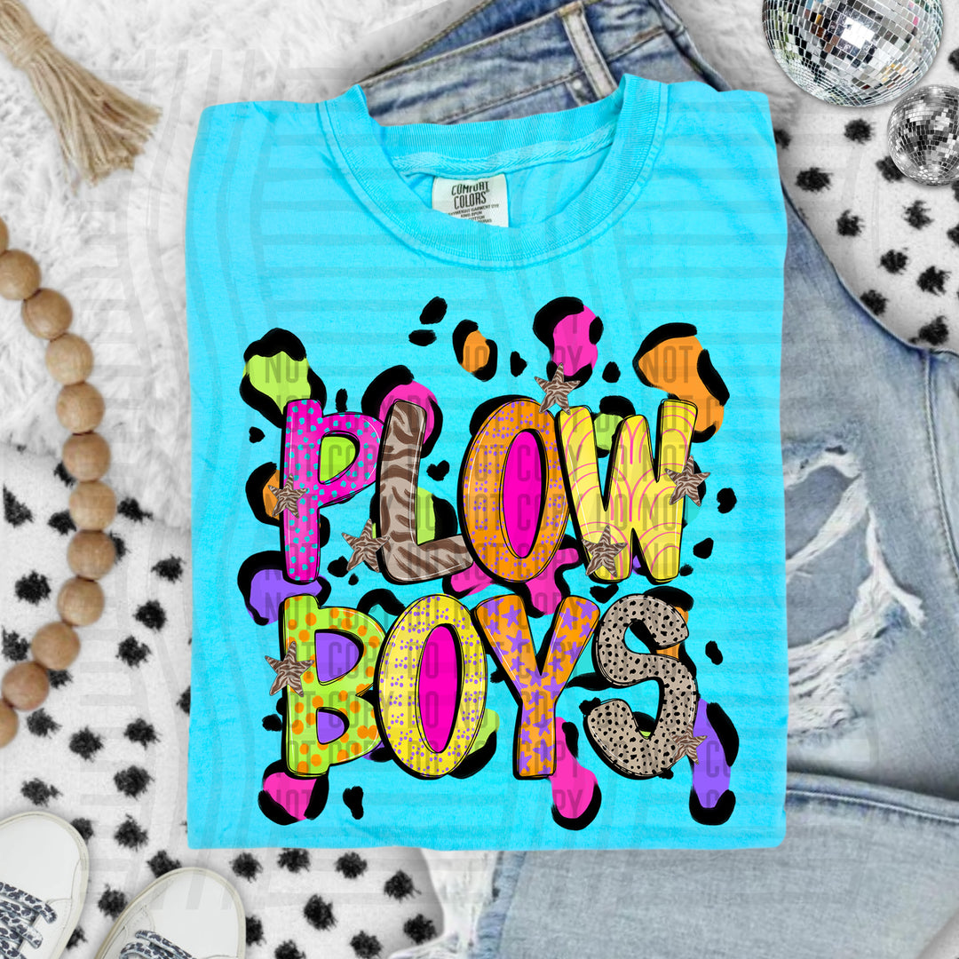 Funky Mix Up Leopard Spots DTF Print
