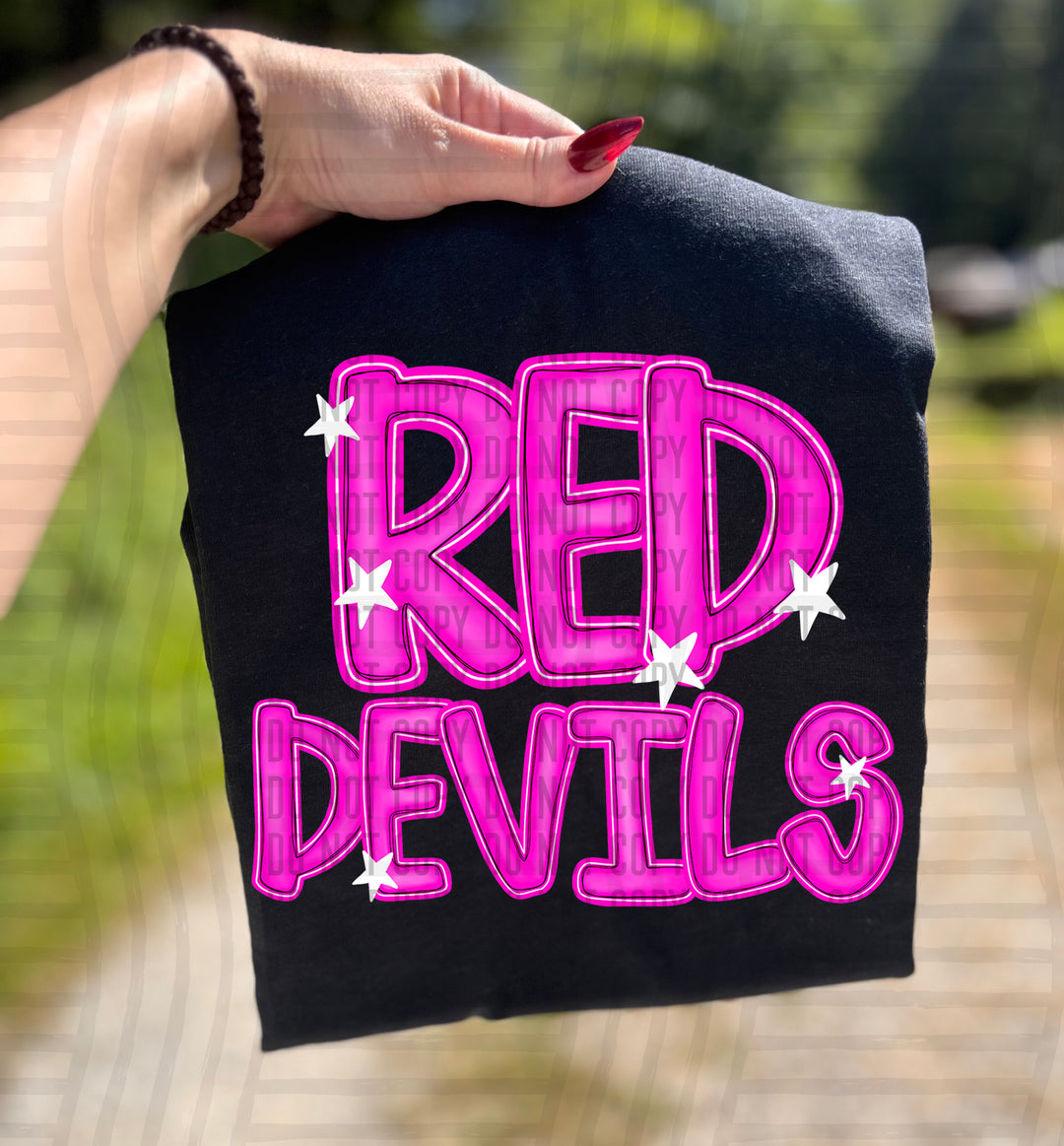 Pink And Preppy Split DTF Print