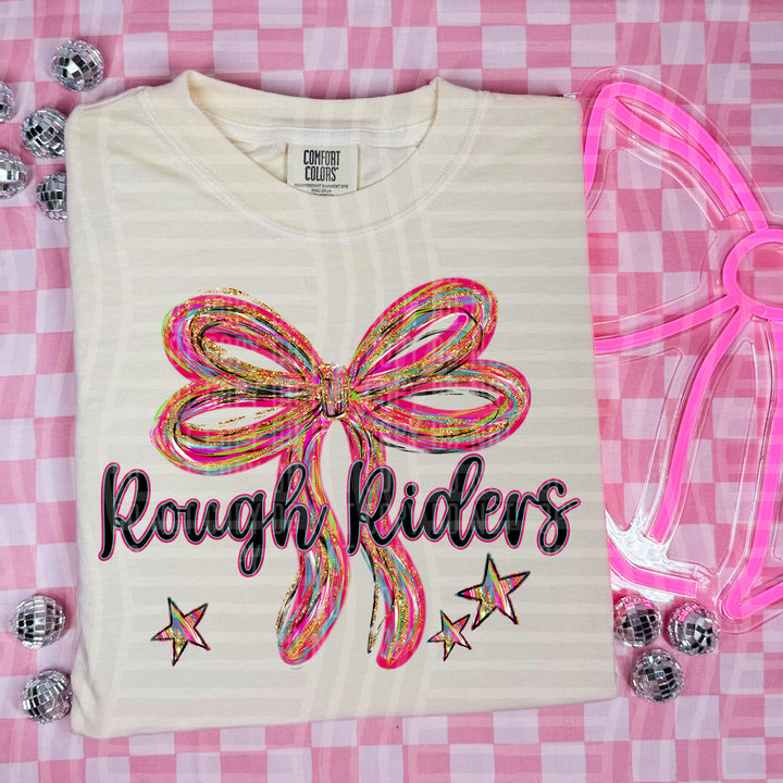 Whimsical Christmas Bows Mascots DTF Print