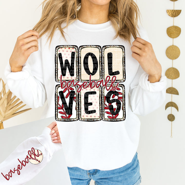 Baseball Boxed FRONT DTF Print