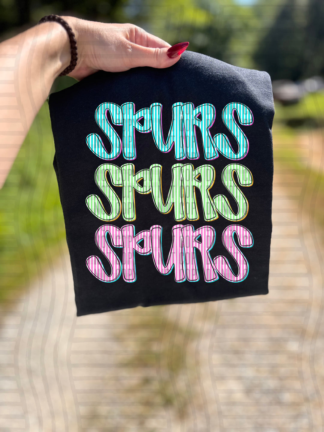 Seersucker Tri/Quad Stacked DTF Print