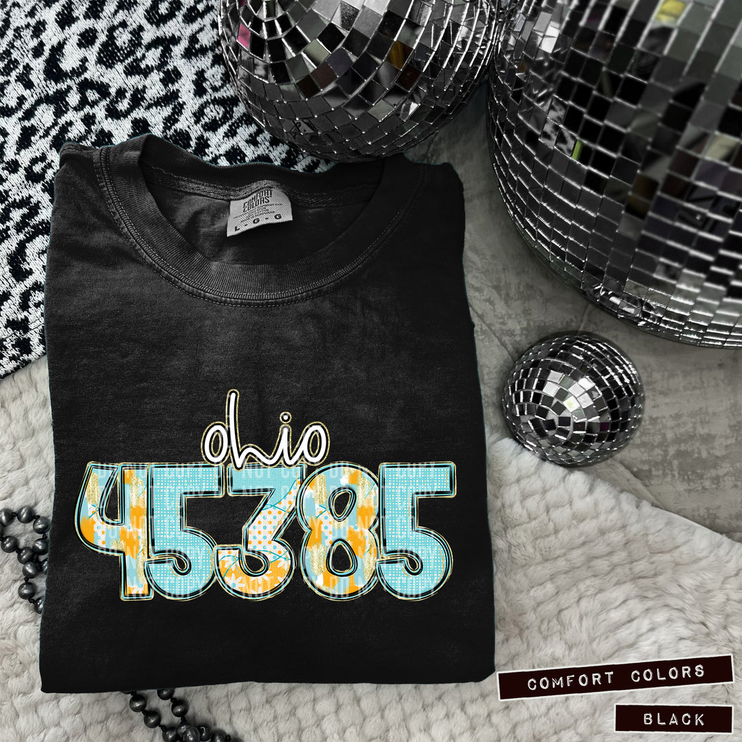 Dotted Daisy Zip Codes No Bows DTF Print