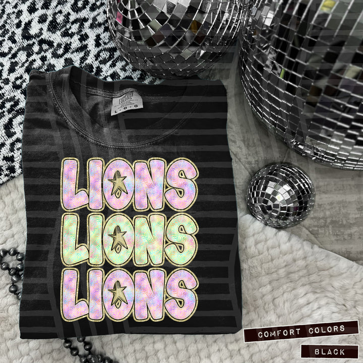 Iridescent Leopard DTF Print