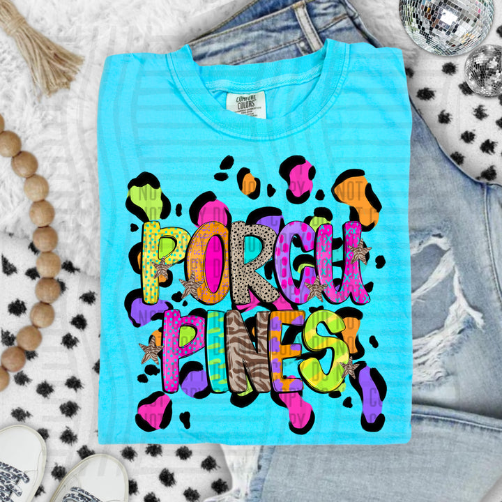 Funky Mix Up Leopard Spots DTF Print