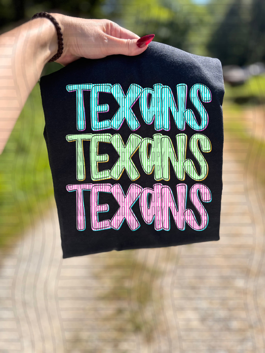 Seersucker Tri/Quad Stacked DTF Print