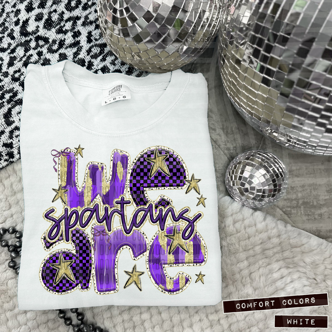Purple We Are DTF Print