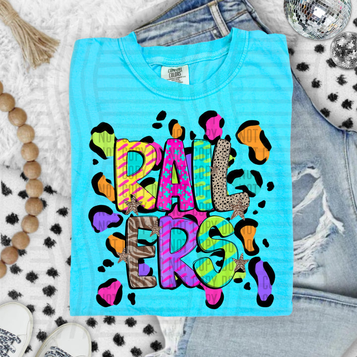 Funky Mix Up Leopard Spots DTF Print