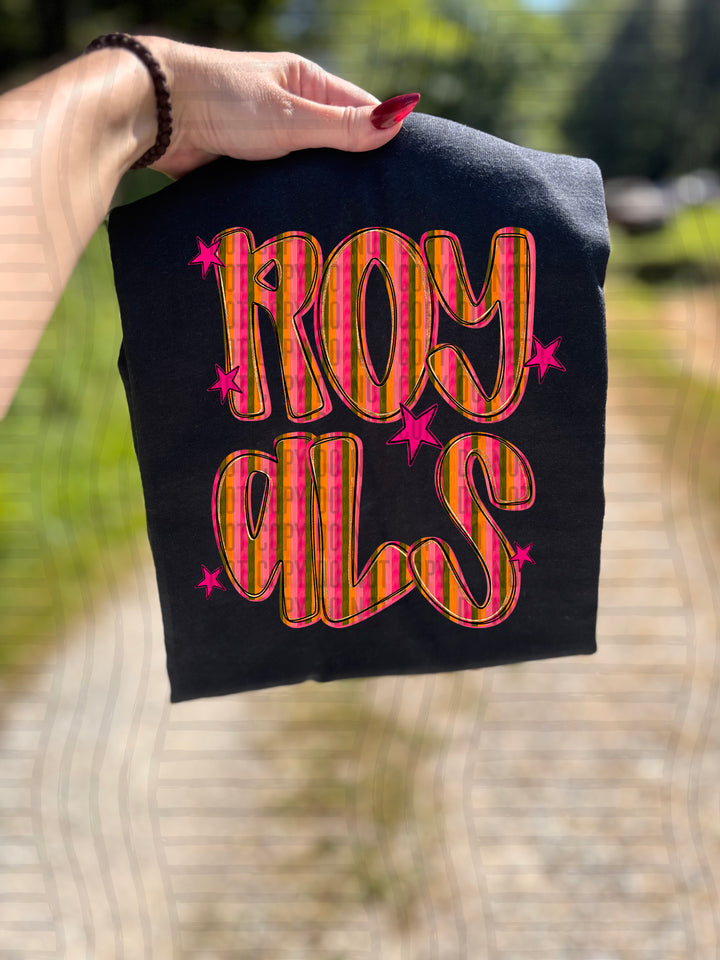 Holly Jolly Cheer Striped DTF Print