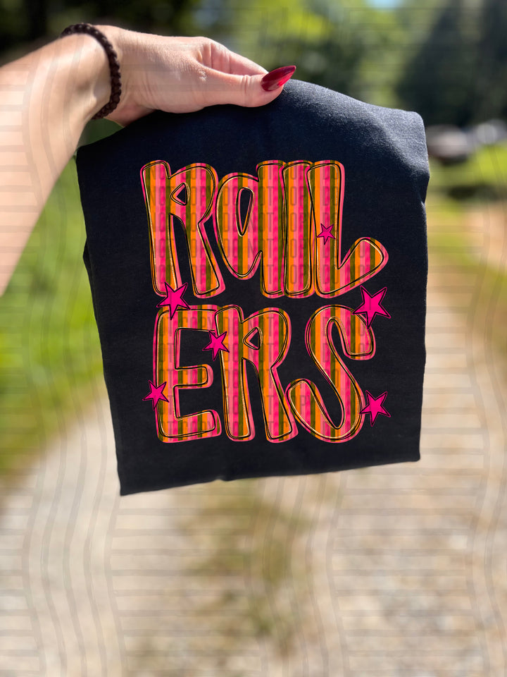 Holly Jolly Cheer Striped DTF Print