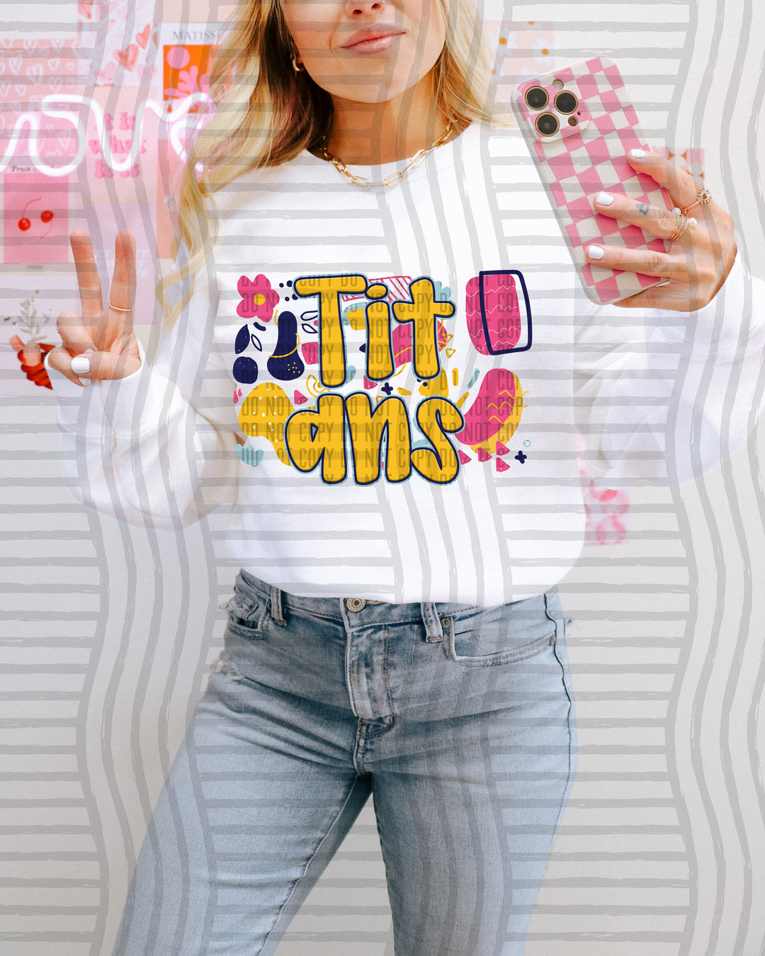 Groovy Mascots DTF Print