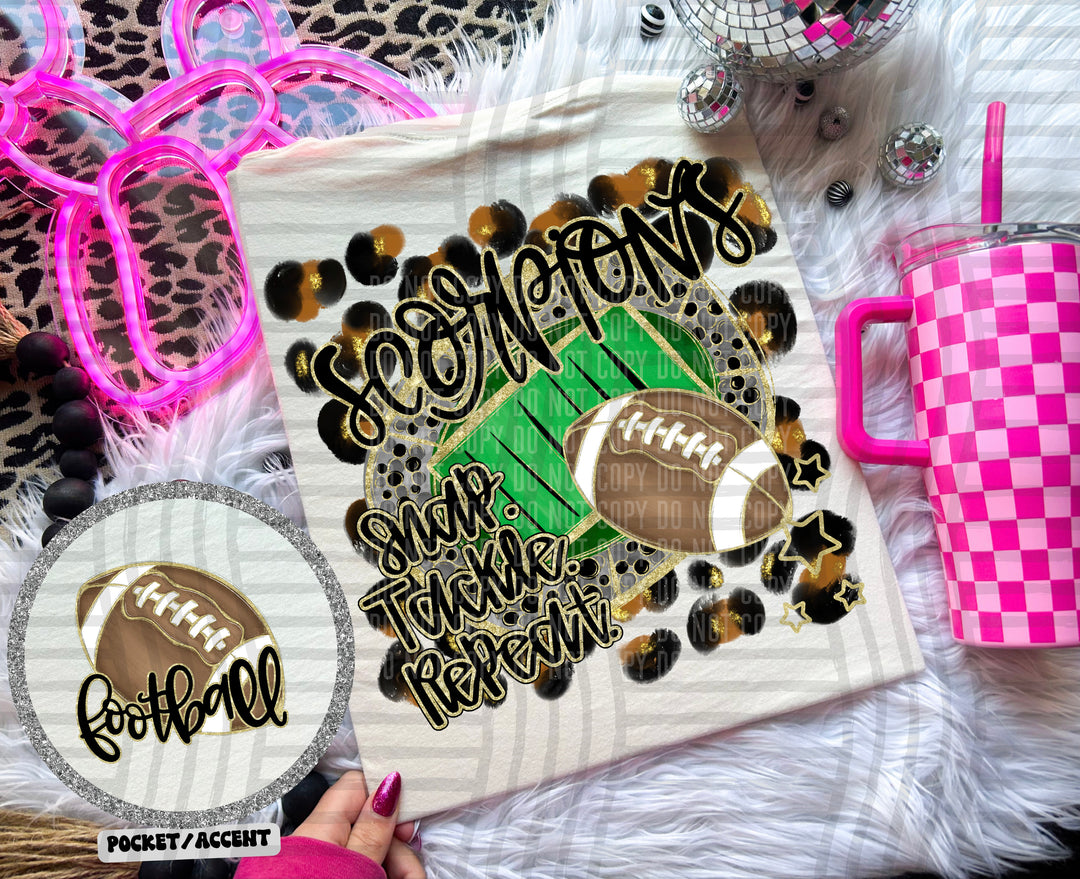 Snap Tackle Repeat DTF Print