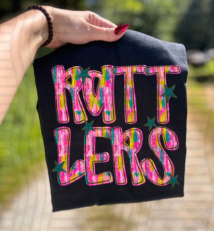 Holiday Brushstroke DTF Print