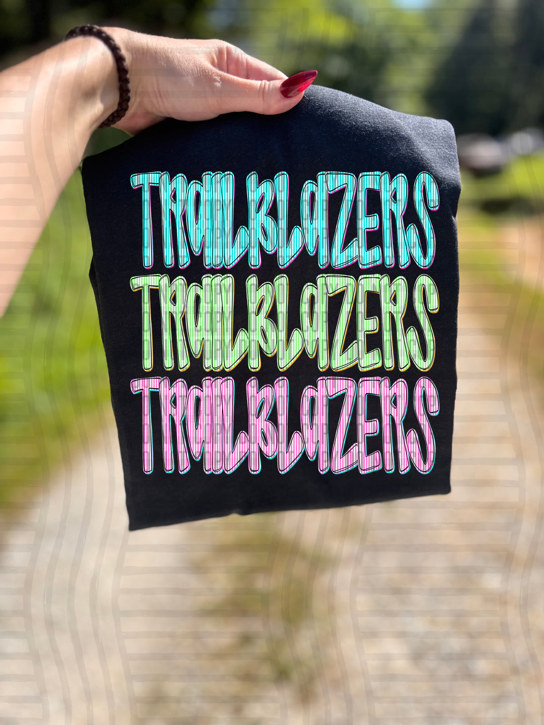 Seersucker Tri/Quad Stacked DTF Print