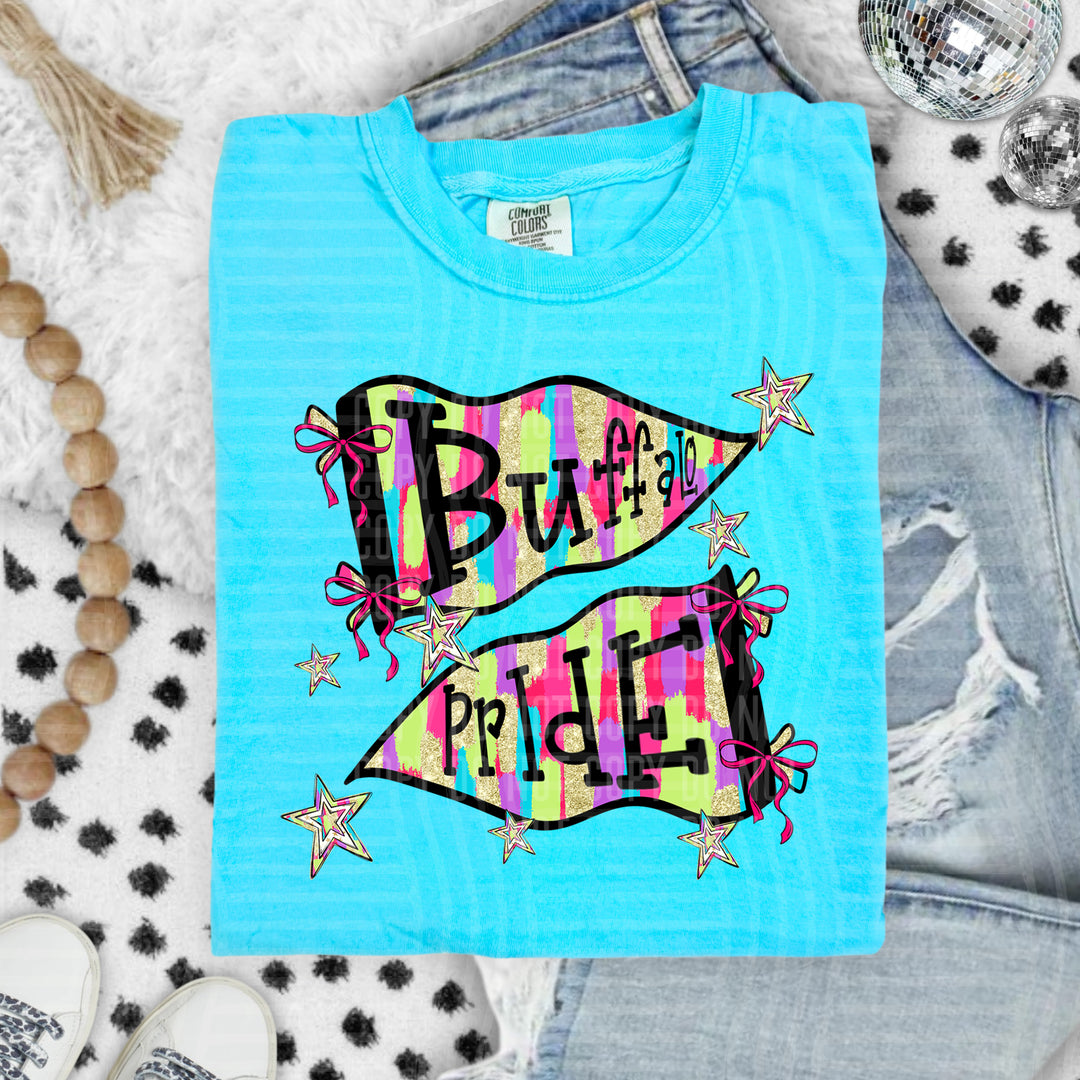 Preppy Bright Flags DTF Print
