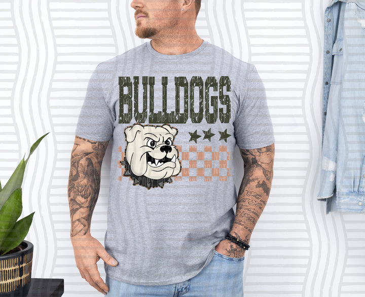 Camo Mascot Heads DTF Print