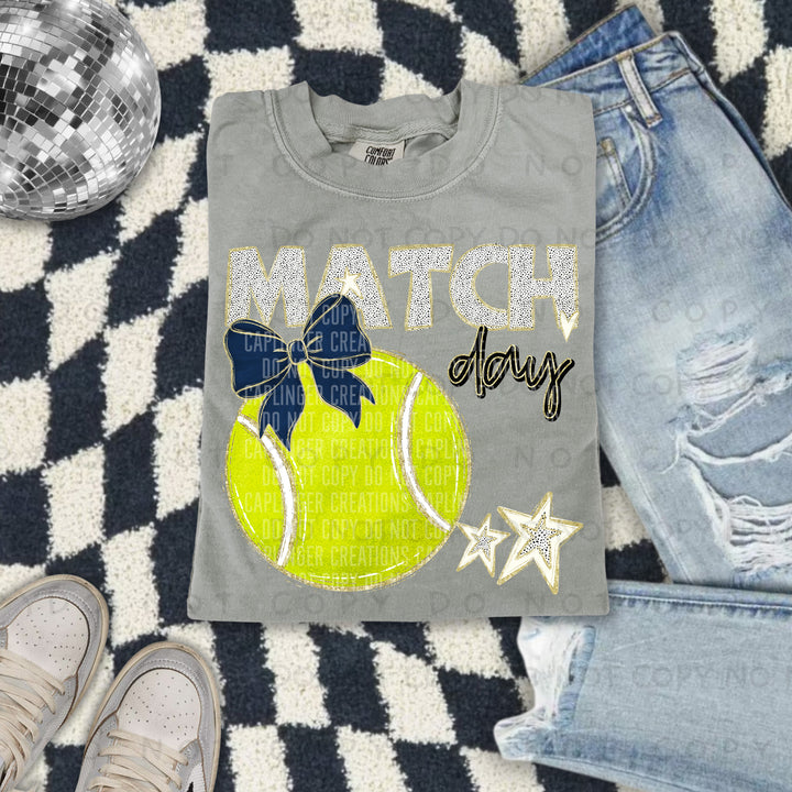 Tennis Match Day DTF Print