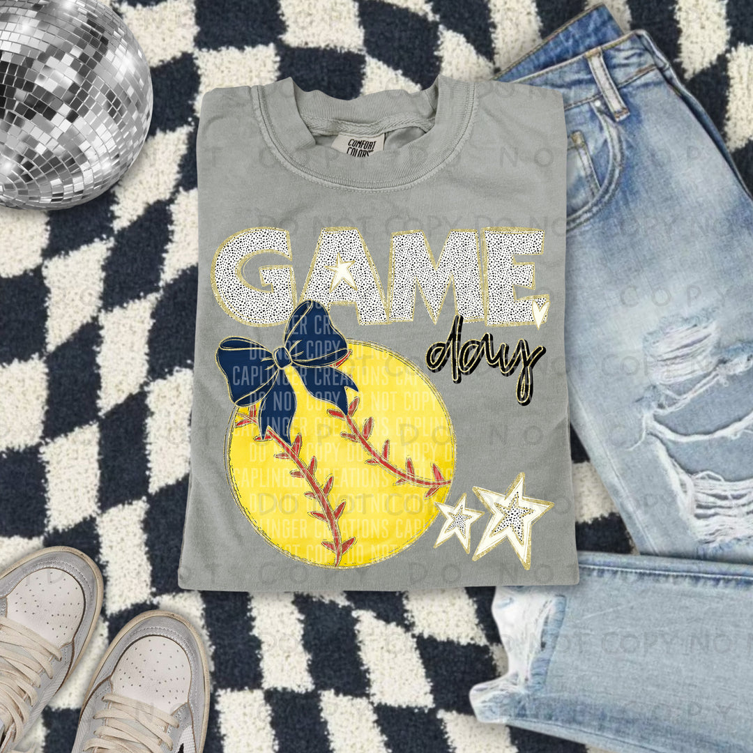 Game Day Softball DTF Print