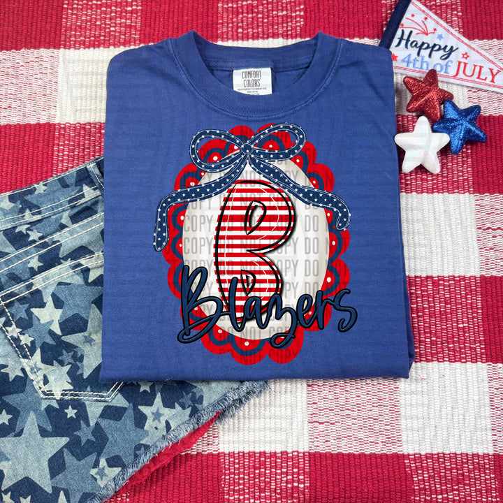 RWB Framed DTF Print