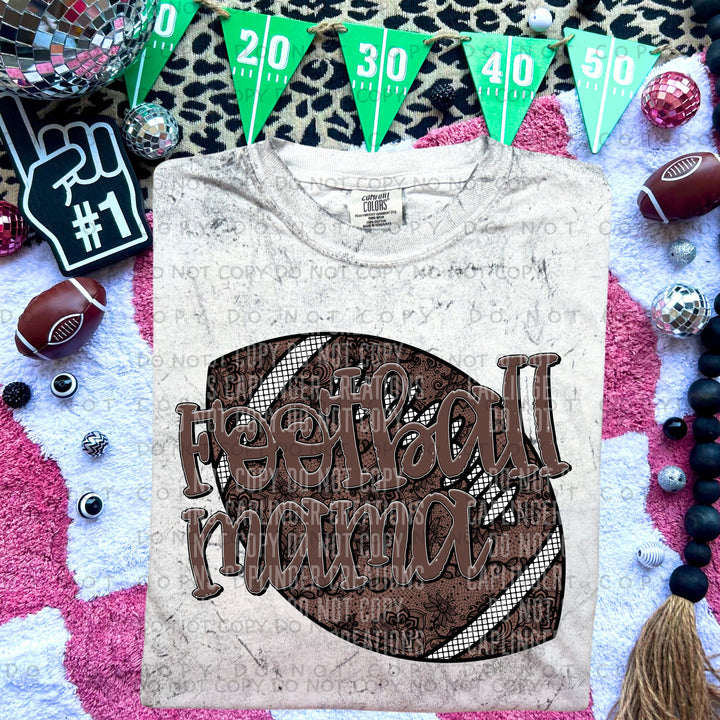 Mama Lace Sports Balls Without Bow DTF Print
