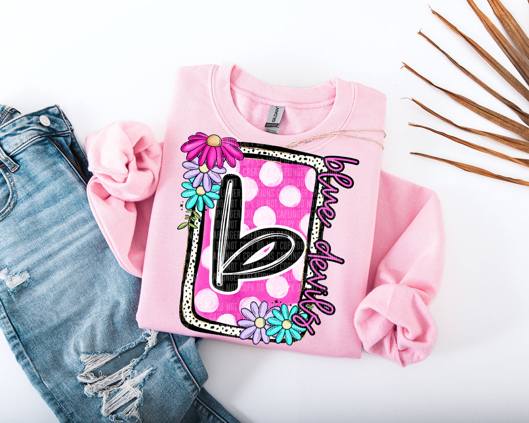Floral Bloom DTF Print