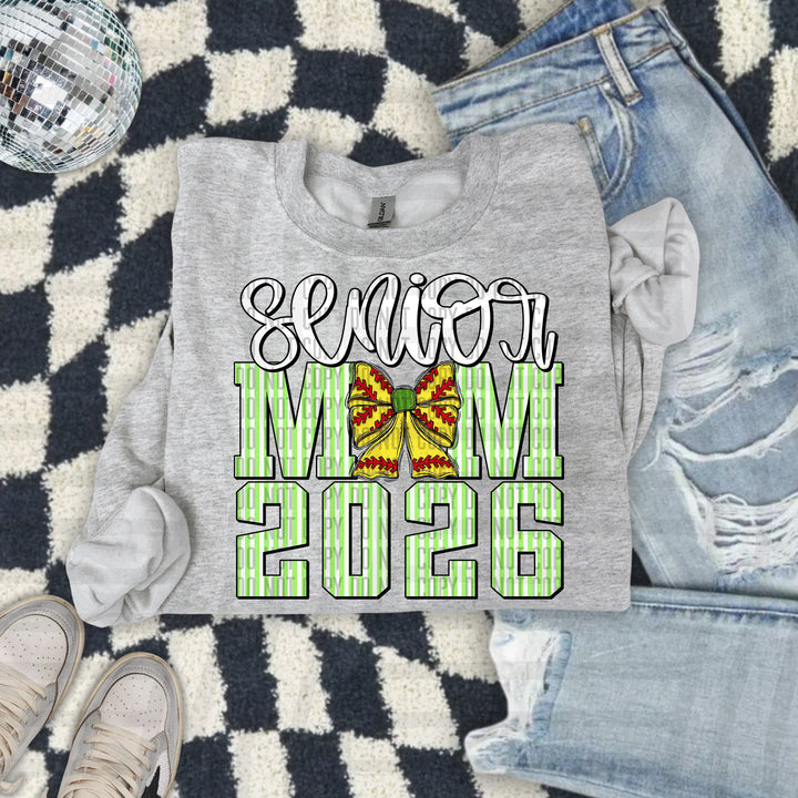 Senior Mom Softball DTF Print
