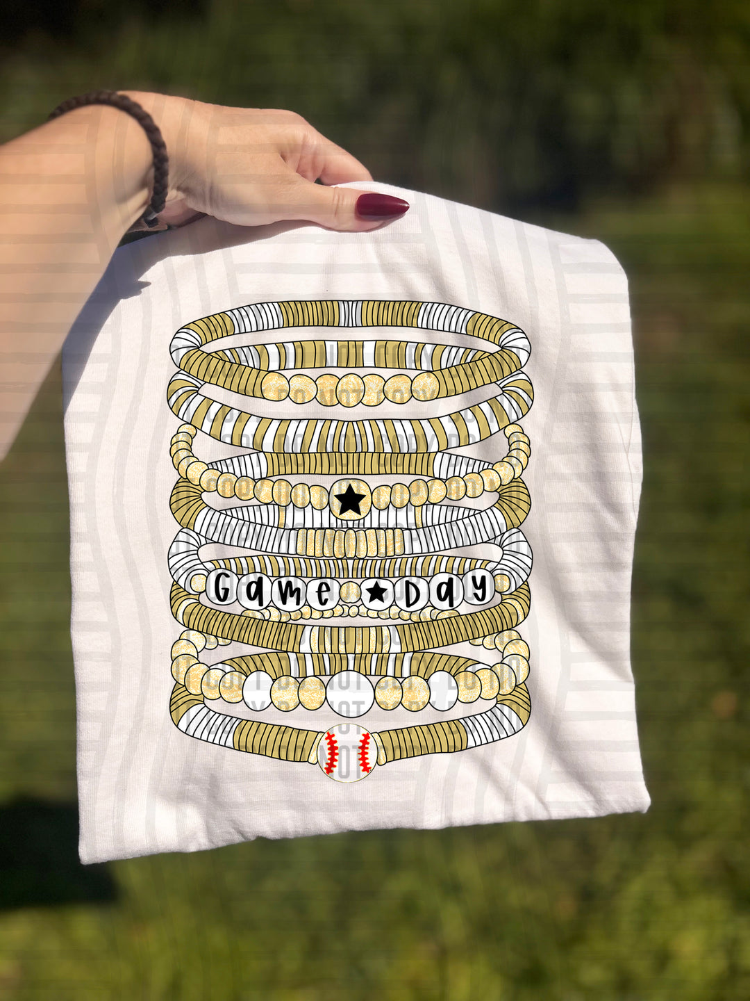 Baseball Bracelets DTF Print