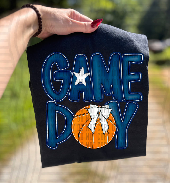 Game Day Basketball DTF Print