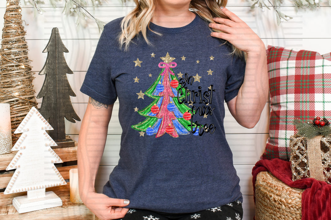Sparkly Christmas DTF Print