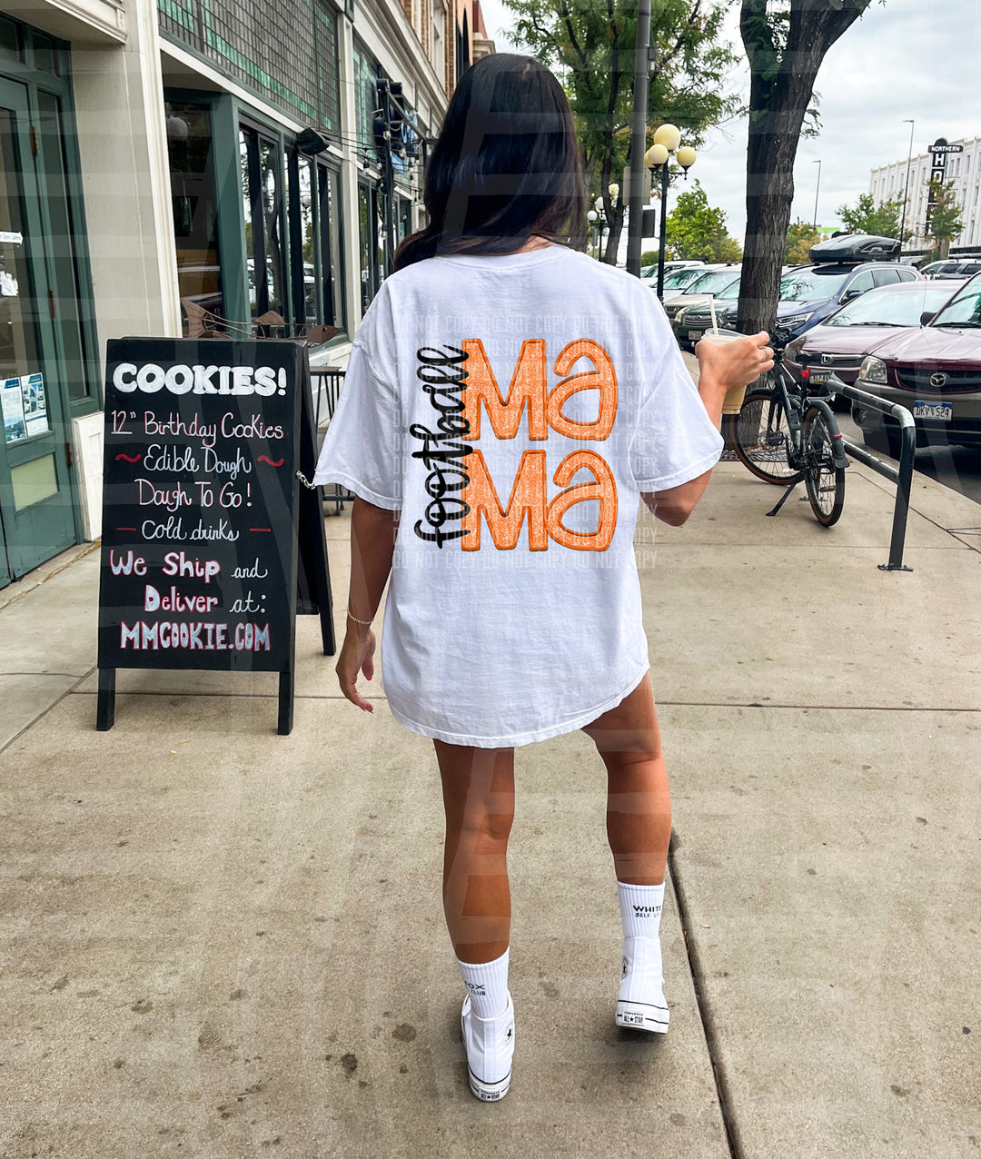 Sports Mama Football DTF Print