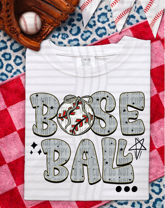 Baseball Retro DTF Print