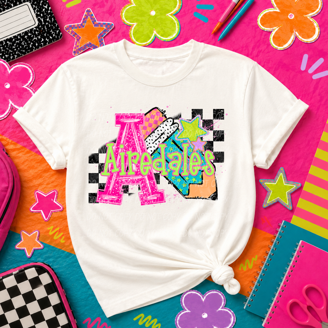 A Is For Mascots DTF Print