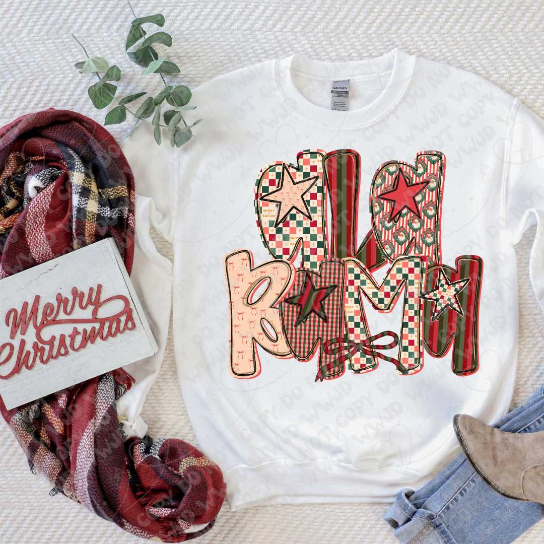 Merry State Alpha DTF Print