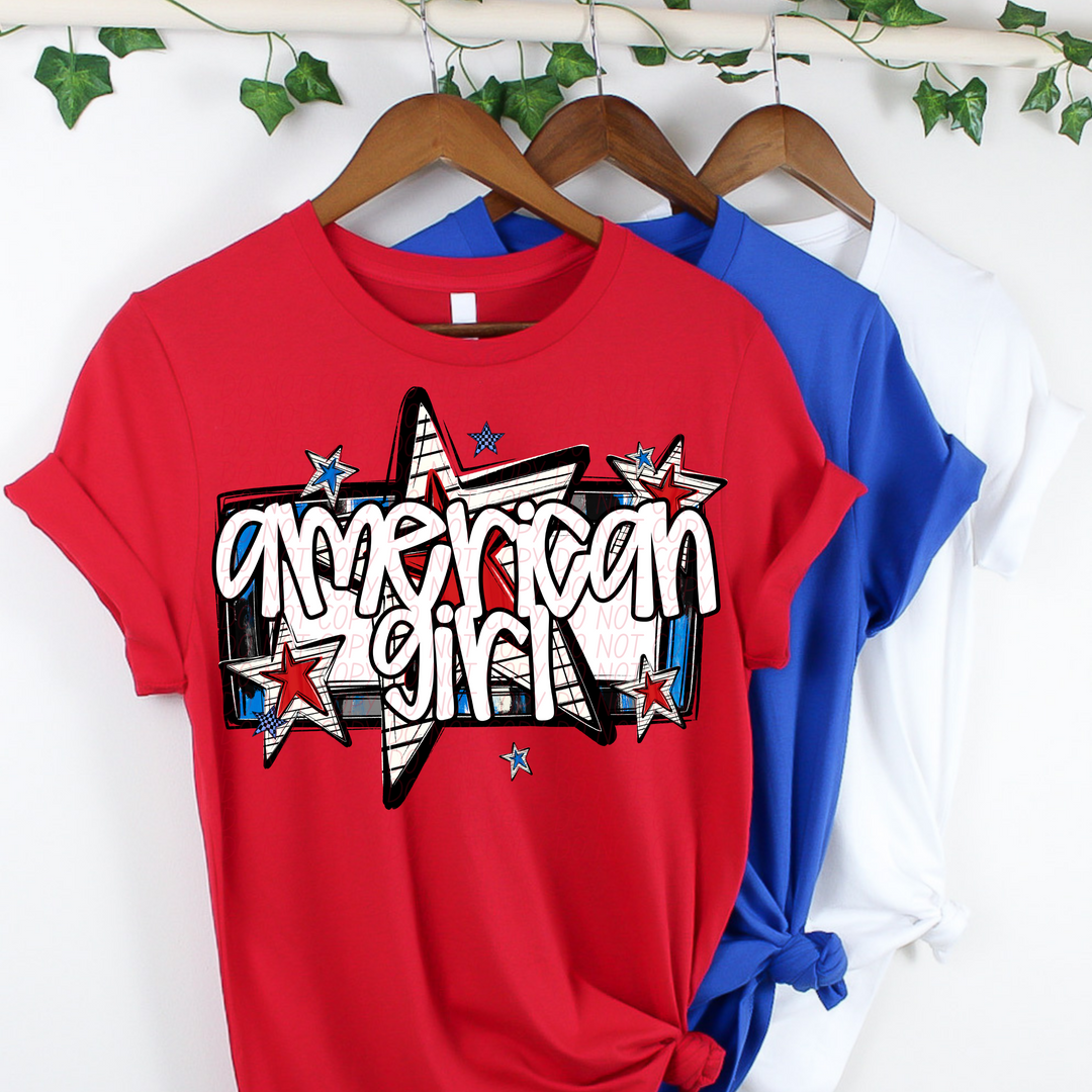 American Girl DTF Print