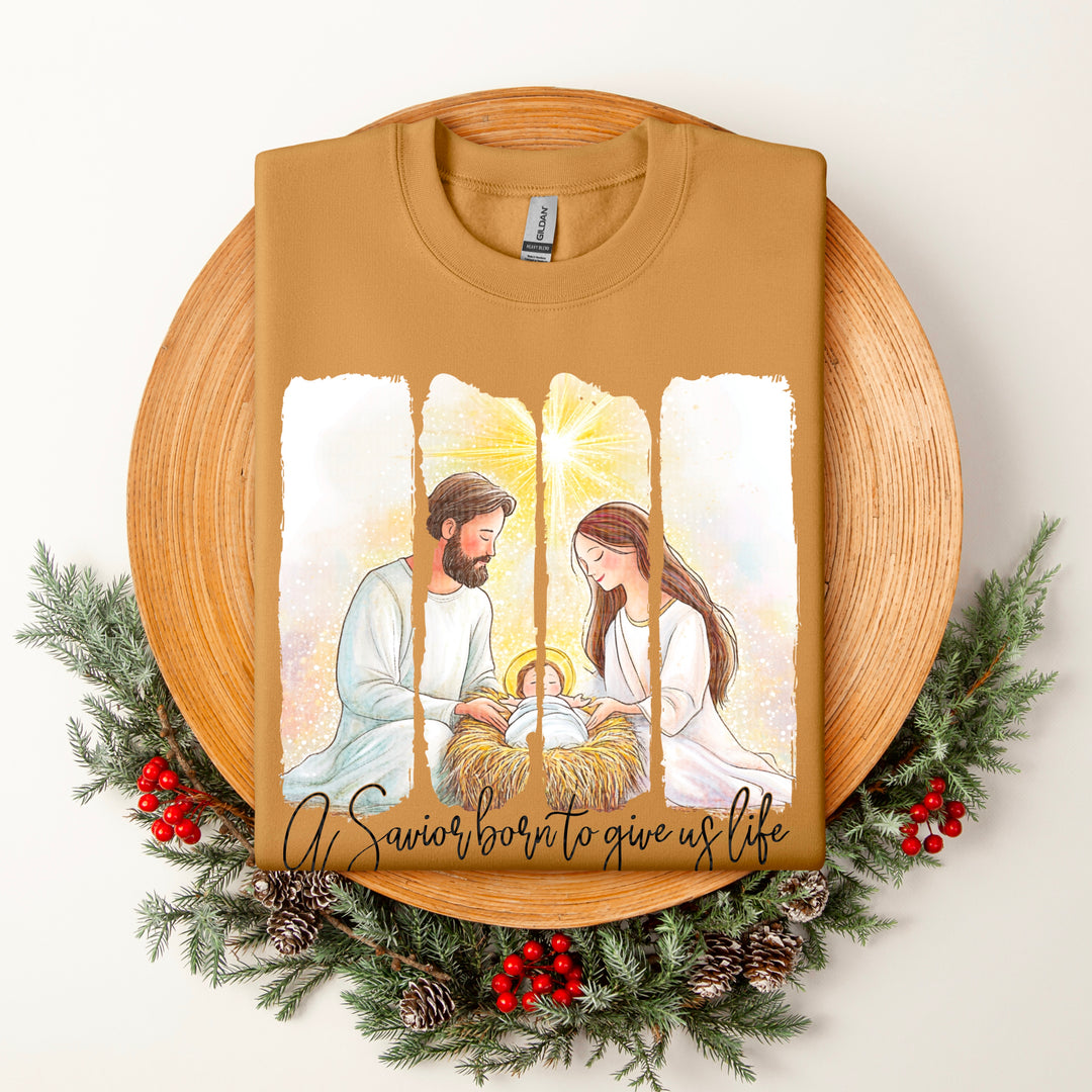 A Savior Born DTF Print