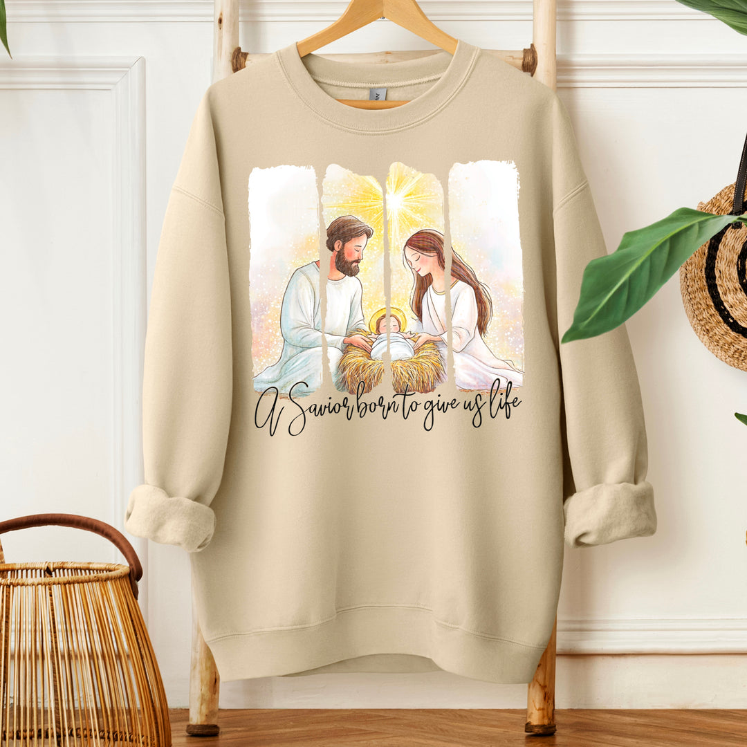 A Savior Born DTF Print