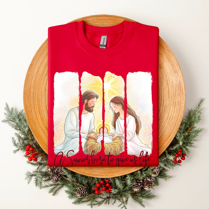 A Savior Born DTF Print