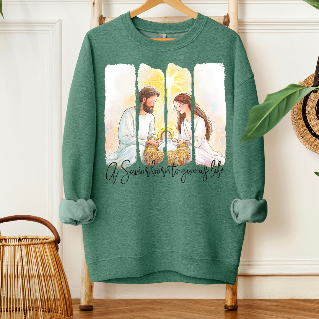 A Savior Born DTF Print