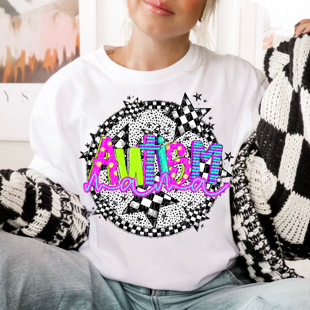 Autism Mama DTF Print