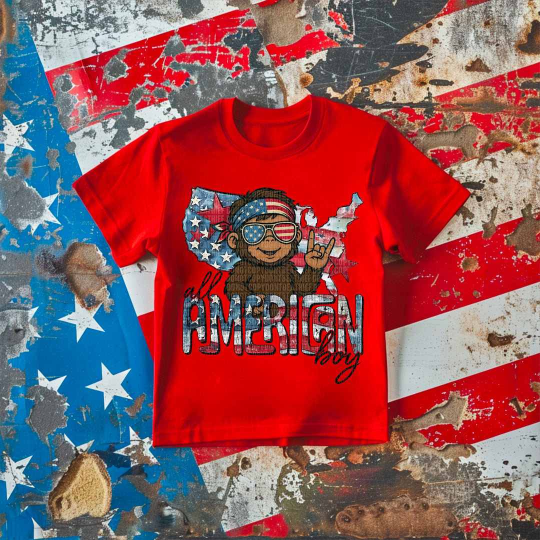All American Boy DTF Print