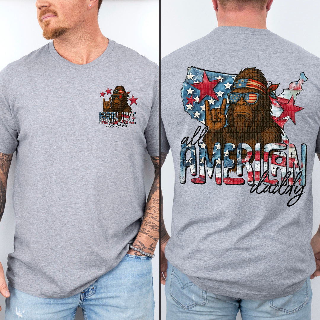 All American Daddy POCKET DTF Print