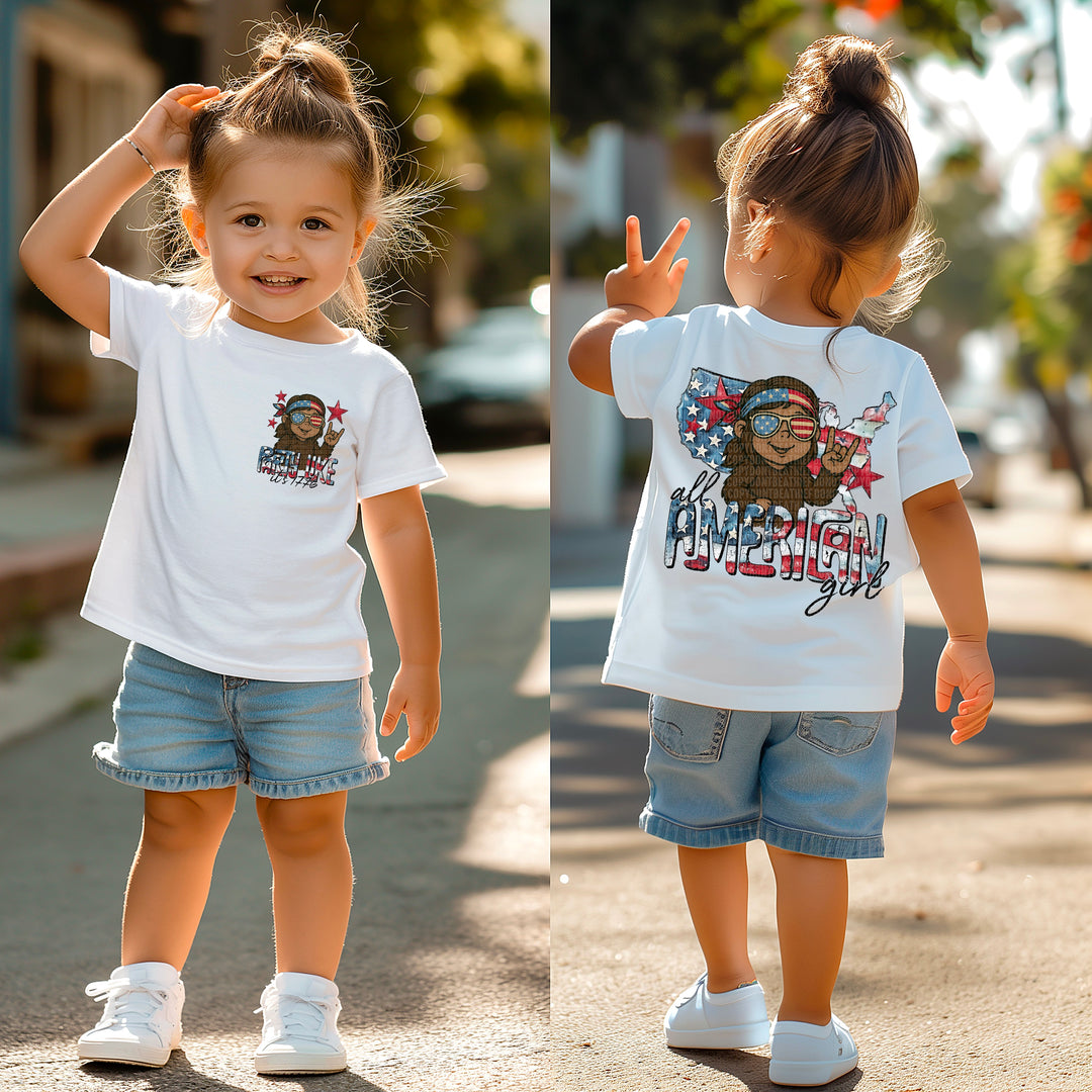 All American Girl POCKET DTF Print