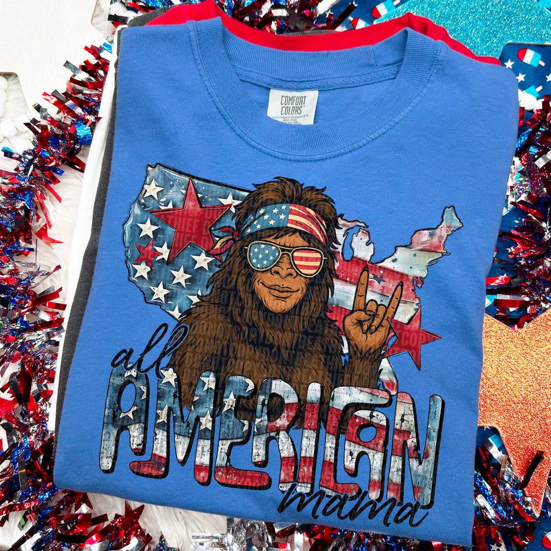 All American Mama DTF Print