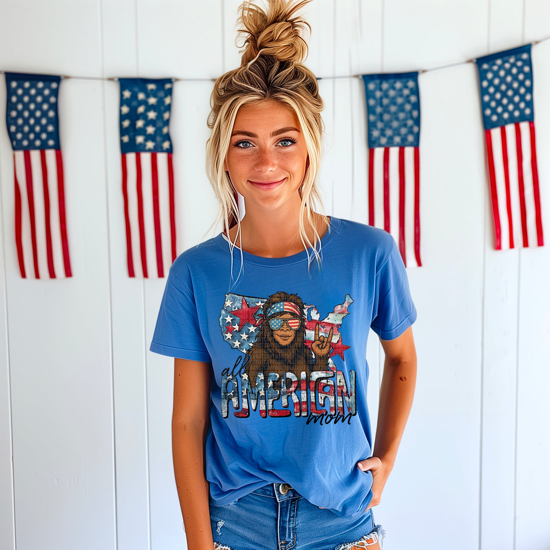 All American Mom DTF Print